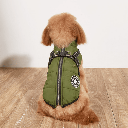 😍Today Special offer 47% OFF-Waterproof Winter Dog Jacket with Built-in Harness