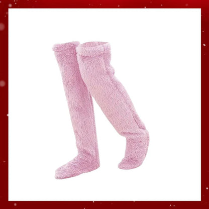 🎅Early Christmas Sale Up to 49% OFF💕Velvety Fleece Knee Socks For Christmas❄️