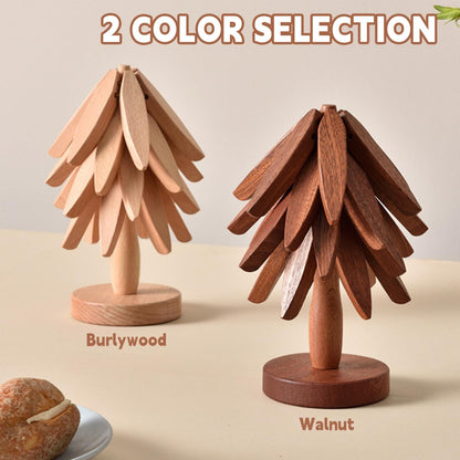 🎁✨Natural Tree Trivet Set - Like a Christmas Tree