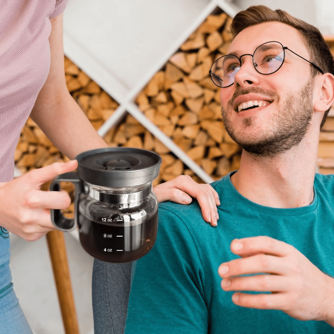 🔥 Hot Sale 47% OFF💖☕ 16 Oz Glass Coffee Mug – Coffee Pot Style