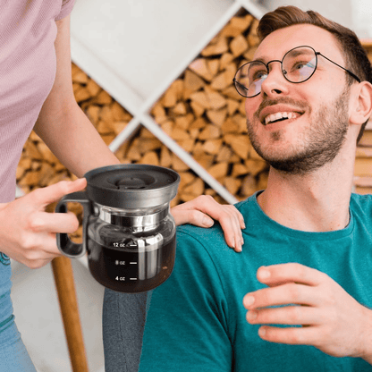 🔥 Hot Sale 47% OFF💖☕ 16 Oz Glass Coffee Mug – Coffee Pot Style