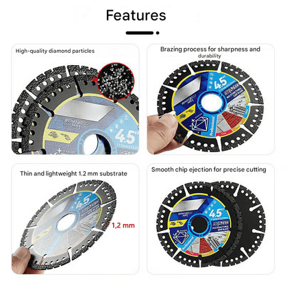 Multipurpose saw blades: They cut any material with unparalleled power and precision.