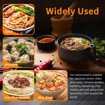 🔥 Ramen Cooker Ramen Bowl Set with Chopsticks🍜