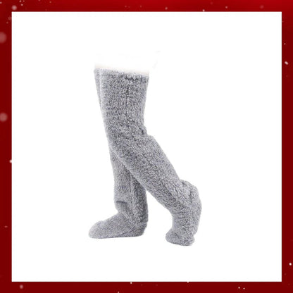 🎅Early Christmas Sale Up to 49% OFF💕Velvety Fleece Knee Socks For Christmas❄️