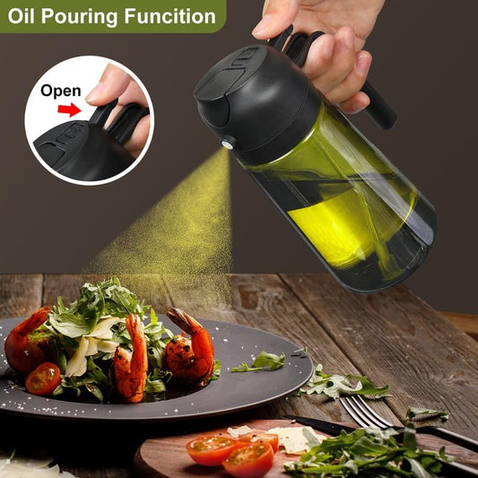 🎁HOT SALE 49% OFF💕2 in 1 Glass Oil Sprayer & Dispenser🔥(Buy 2 Get 10% OFF!)