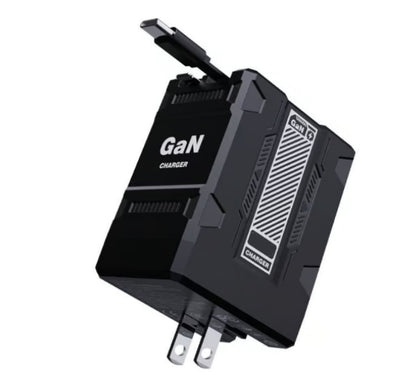 2-in-1 GaN PD3.0  Charger with Retractable Cables