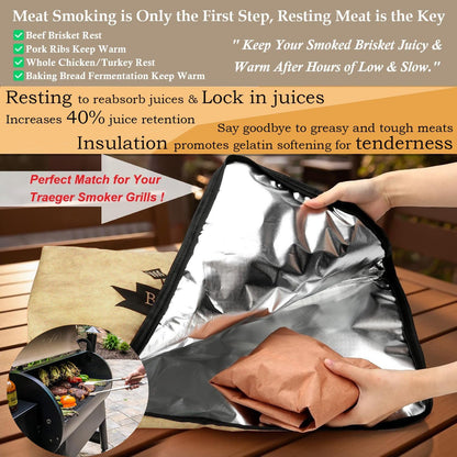 🔥 Elevate Your BBQ Game✨ BBQ Insulated bag - Keep Your Meat Juicy, Tender, and Full of Flavor! 🍖