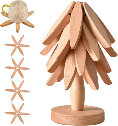 🎁✨Natural Tree Trivet Set - Like a Christmas Tree