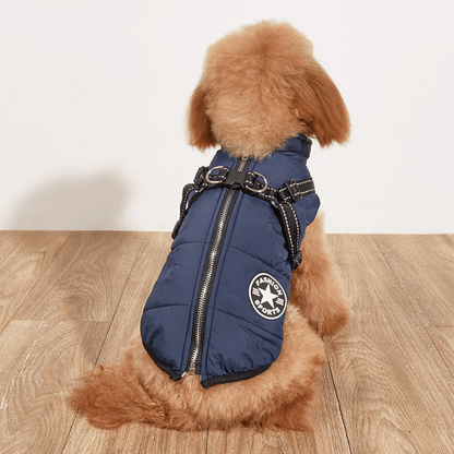 😍Today Special offer 47% OFF-Waterproof Winter Dog Jacket with Built-in Harness