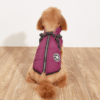 😍Today Special offer 47% OFF-Waterproof Winter Dog Jacket with Built-in Harness